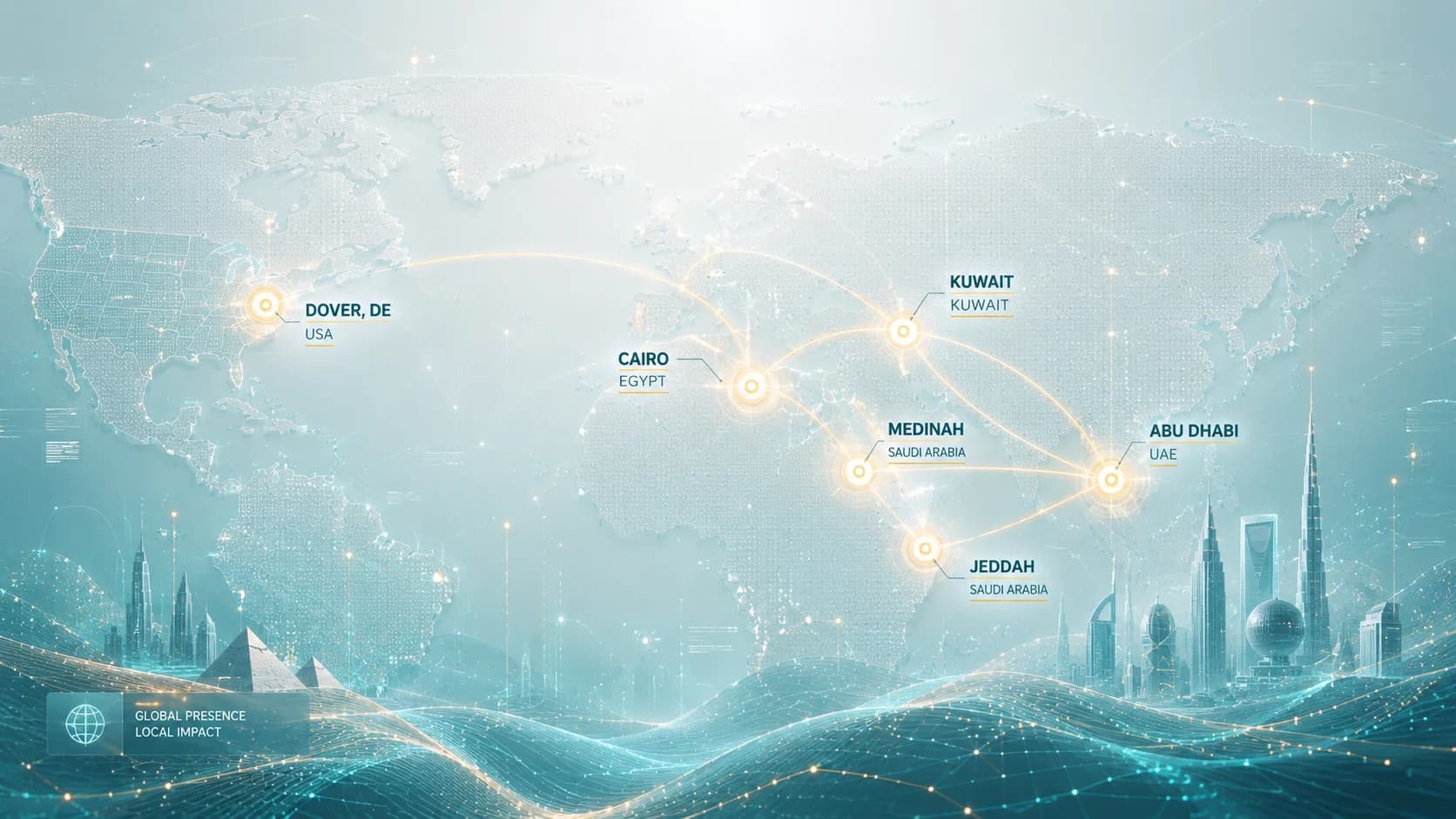 Global footprint map