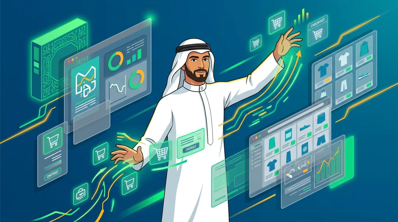 متجر إلكتروني للتجزئة والبيع أونلاين