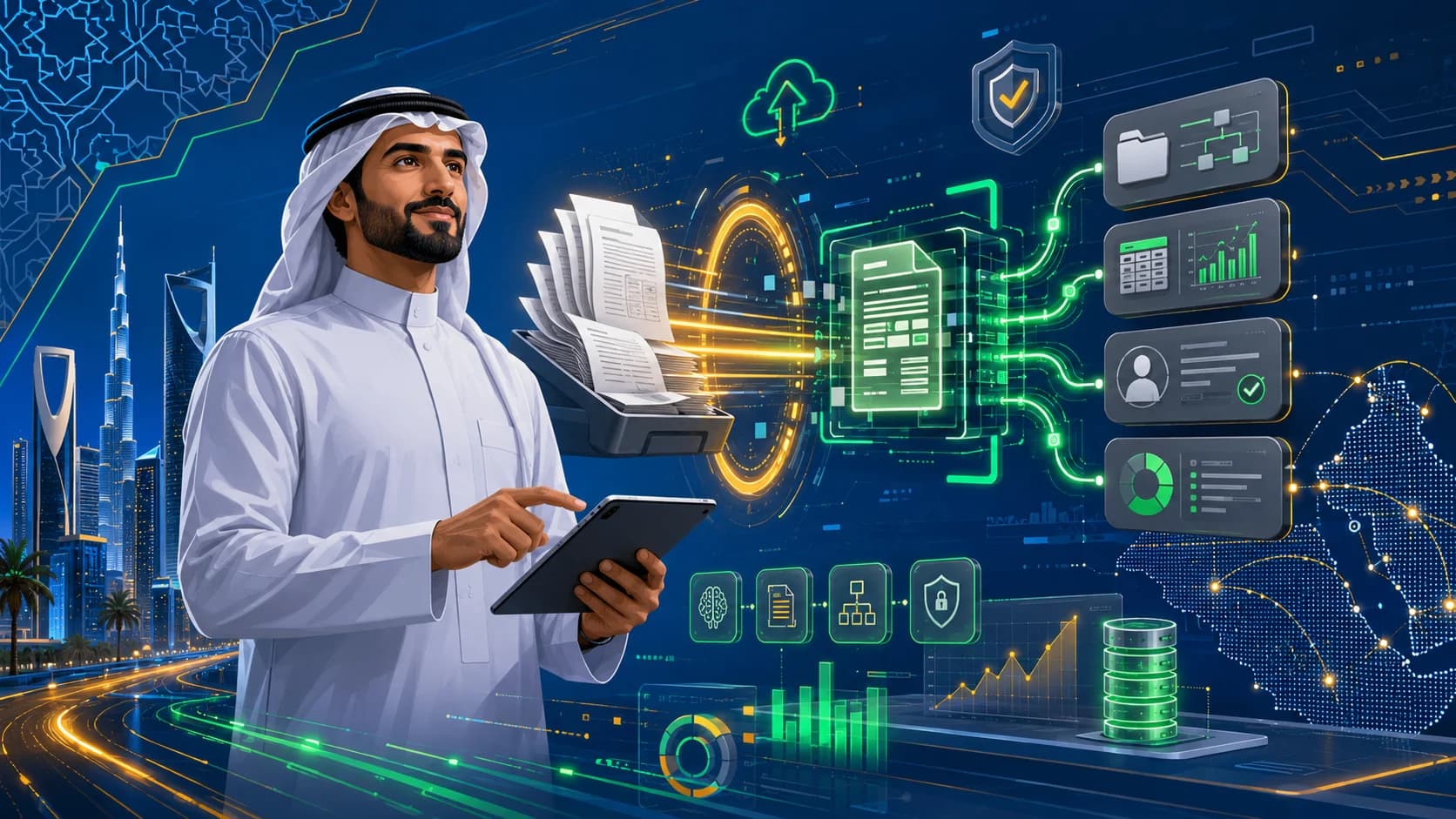 معالجة وأتمتة المستندات بالذكاء الاصطناعي